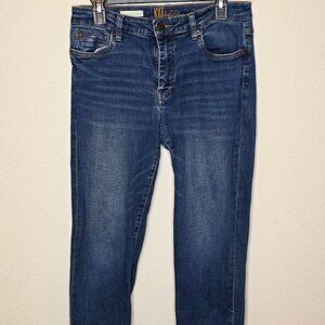 Kut From The Kloth "Katy" High Rise Ankle Straight Leg Denim Jeans, Size 6